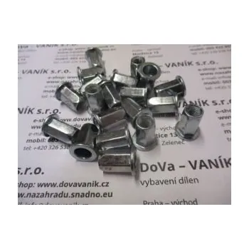 Nýt maticový nýt M5 šestihranná díra 6,7mm , trhací matice M5 s hlavou 9,8