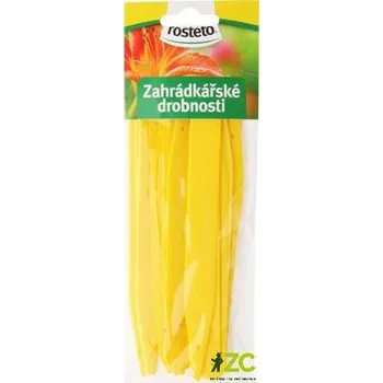 Zahrádkářské jmenovky L6 (15 ks, zapichovací, rovné, 15 x 1,7 cm) Žlutá