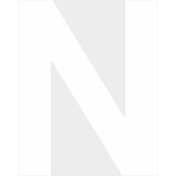 Barva ve spreji ŠABLONY plast písmena - N plast 0,5 mm výška znaku 200 mm