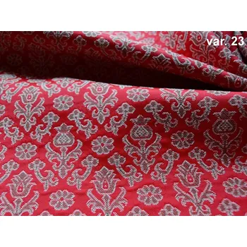 HEDVA ČESKÝ BROKÁT Historický brokát 160 51335 GRANÁTOVÉ JABLKO A HVOZDÍK červená | 23