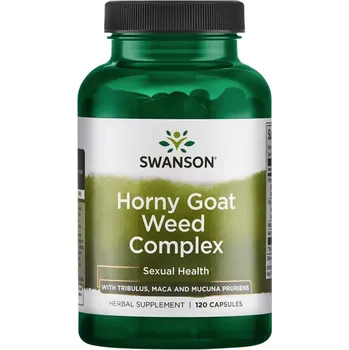 Přírodní produkt Swanson Horny Goat Weed Complex 120 cps.