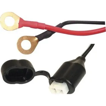 Nabíječka autobaterie Prodloužený kabel s očkovými klipy a pojistkou, OXFORD (délka kabelu 0,5 m)