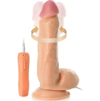 Vibrátor REALISTICKÝ VIBRÁTOR S ROTAČNÍM POHYBEM - 10 FUNKCÍ - 87654301