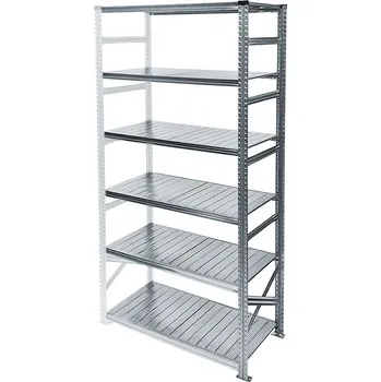 Dílenský regál Wexta Kovový policový regál, 2500x900x320 mm, 6 polic, přídavný