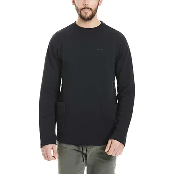 Pánská mikina BENCH mikina - Longline Black (BK022) velikost: M