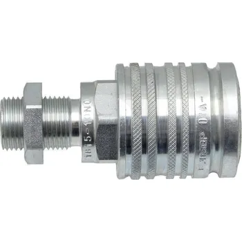 Příslušenství ke kompresoru Hydraulická spojka, rychlospojka samice s přepážkou KM-S 12L (M18x1,5) DN12-BG3
