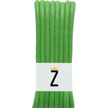 Tkaničky do bot Voskované tkaničky - zelená Kelly Délka: 70