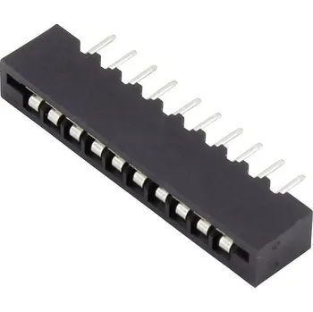 Elektrický konektor Connfly zásuvkový konektor do DPS 7, rozteč 2.54 mm, DS1020-07ST1D, 1 ks