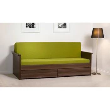 Ložnice BMB Postel Jora Tandem s područkami Dekor: Olše, Rozměr: 90/180 x 200 cm