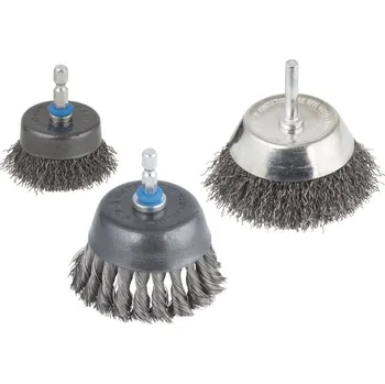 Ruční nářadí Wolfcraft drátěný kartáč hrnec 50 mm stopka .6mm 2106000