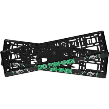 3D držák SPZ Delphin GoFishing! 2ks