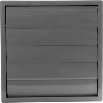 Stavební výplň Dalap Větrací samočinná žaluzie GP 200 mm tmavě šedá