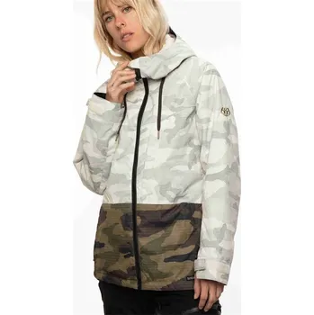 686 bunda - Wmns Athena Insulated Jacket White Camo Clrblk (WTCM) velikost: S