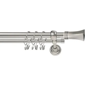 Garnýž Kovové garnýže dvouřadé 25 a 19mm - Chrom