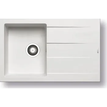 Nerezový dřez Pyragranitový dřez ATHLOS 1B 1D PLUS (86x50) snow