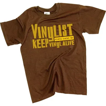 Pánské tričko DMC Tričko Vinylist (brown) M