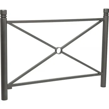 Zábradlí Zábradlí Province délka 1572 mm, hlavice City, jednoduchý kříž, barva šedá Procity