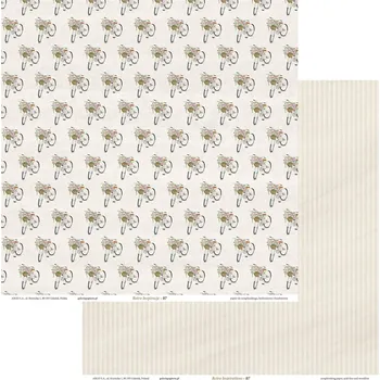 Výtvarný papír Kreativní papír na scrapbooking - 305 x 305 mm, 200 g/m2, retro bílé, 5 listů