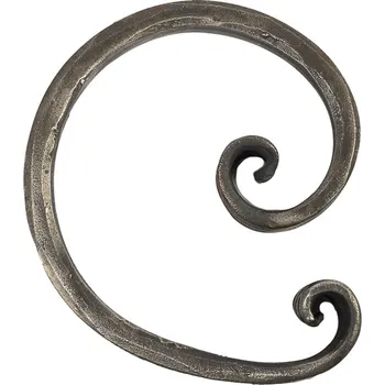 Prvek ve tvaru zavináče, 16x8 mm, 120x120 mm