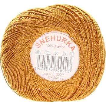 Příze Niťárna Česká Třebová Sněhurka rezavá 7154