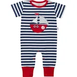 Klučičí letní overal New Baby Marine, vel. 56 (0-3m)
