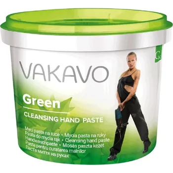 Koupelová kosmetika VAKAVO Green 500g /12 mycí pasta zelená