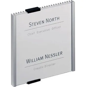 Durable dveřní štítek INFO SIGN - 4802 (š x v) 149 mm x 148.5 mm metalická , stříbrná 480223