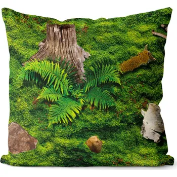 Dekorativní polštářek Polštář Mech (Velikost: 40 x 40 cm)