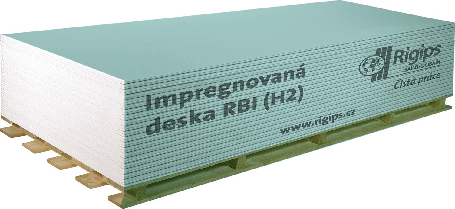 Rigips RBI H2 12,5 X 1250 X 2000 Mm Od 133 Kč - Zbozi.cz