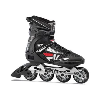 Kolečkové brusle FILA LEGACY PRO 80 Kolečkové brusle černá / stříbrná / červená, UK 9, EU 43, 28 cm