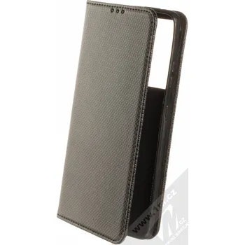 Pouzdro na mobilní telefon 1Mcz Magnet Book Color flipové pouzdro pro Samsung Galaxy S21 Ultra černá (black)