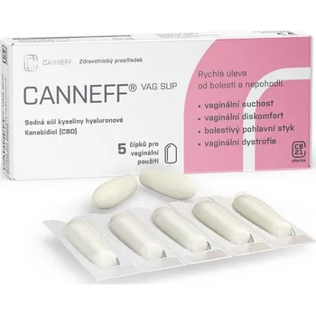 Canneff VAG SUP vaginální čípky 5 ks