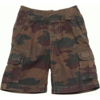 Chlapecké kraťasy Hnědé chlapecké šortky s maskáčovým vzorem Velikost: 110