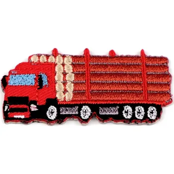 Nažehlovačka dopravní prostředky, barva 6 červená náklaďák