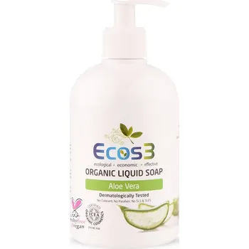 Mýdlo ECOS3 Organické tekuté mýdlo 500ml - ALOE VERA