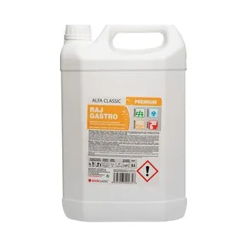 Mycí prostředek AlfaClassic RAJ GASTRO PREMIUM, 5 l, čisticí a mycí prostředek