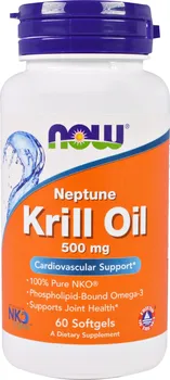 Přírodní produkt Now Foods Krill Oil Neptune 500 mg