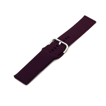 Příslušenství k chytrým hodinkám Silikonový řemínek 22mm se sponou pro hodinky Samsung / Huawei / Xiaomi / Garmin Barva: Tmavě fialová