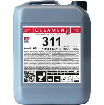 WC čistič CLEAMEN 311 5L zásaditý čistič na WC a keramiku Anticalc