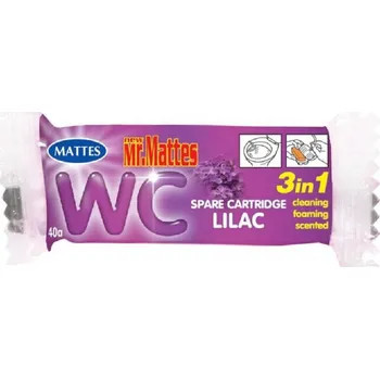 WC čistič WC Mr.MATTES Lilac náhradní náplň 40g/24 váleček