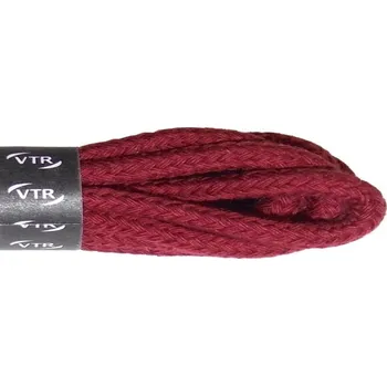 Tkaničky do bot VTR Rožnov Bavlněné kulaté tkaničky silné Barva: vínová, Velikost: 70