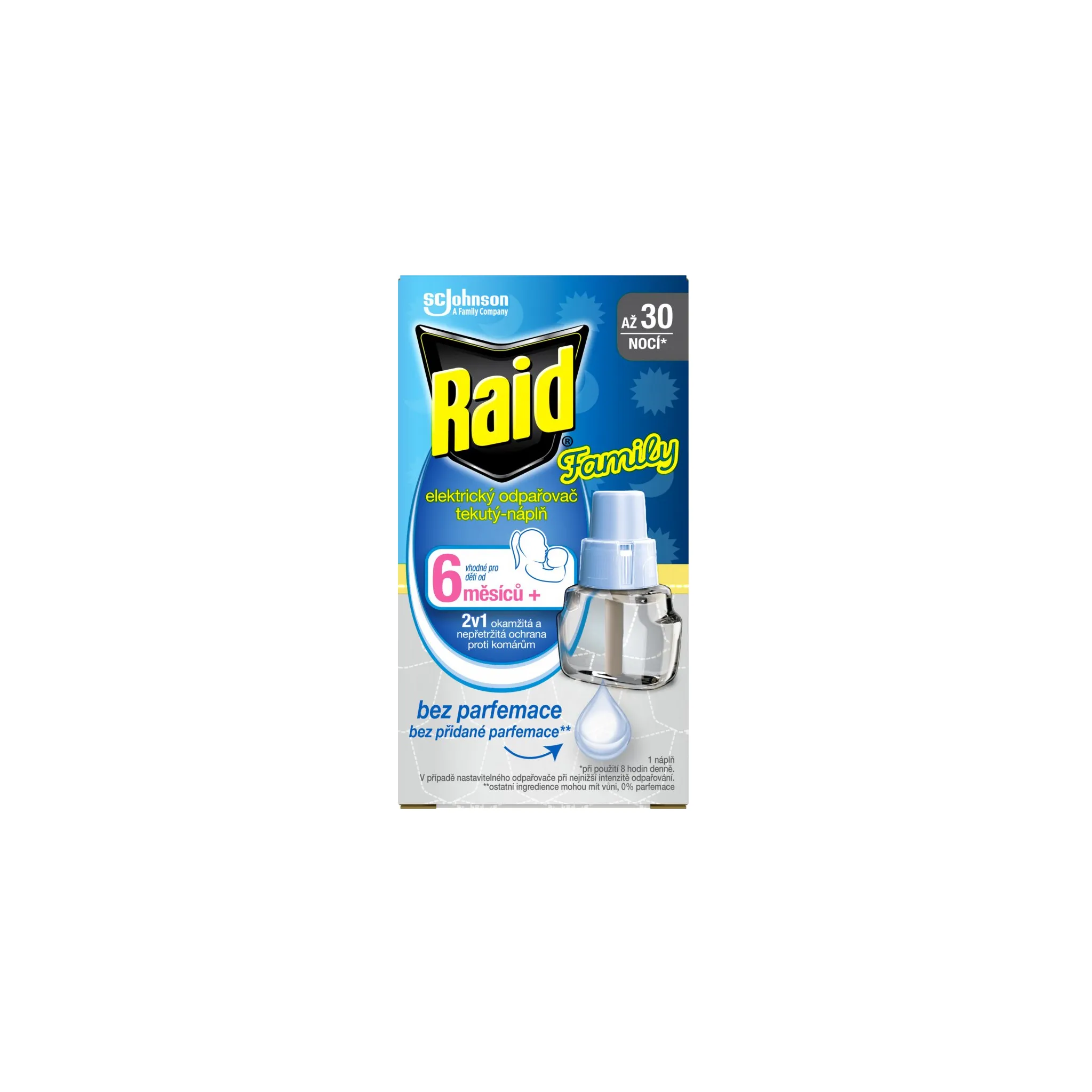 Fotografie 1 -  Raid Family tekutá náplň bez parfemace 21 ml
