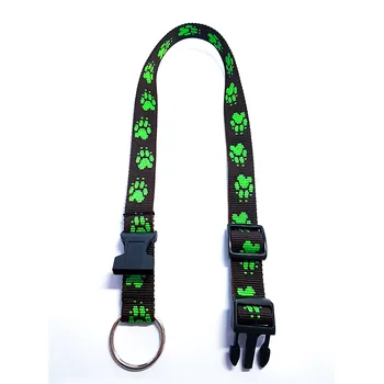 Obojek pro psa Obojek z popruhu 65 cm x 25 mm (vzor) Barva: Hnědo-zelená