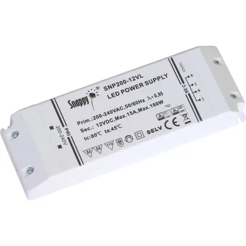 Příslušenství pro LED osvětlení Dehner Elektronik LED 12V200W-MM-EU napájecí zdroj pro LED, LED driver konstantní napětí 200 W 15 A 12 V/DC schválení nábytku 1 ks