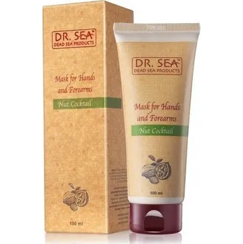 Sprchový gel Dr. Sea Mask for Hands and Forearms Nut Cocktail 100ml peelingová maska na ruce a předloktí - po expiraci