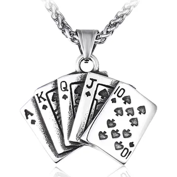 Řetízek Náhrdelník karty