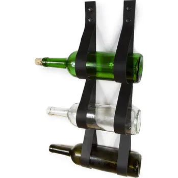 Stojan na víno Závěs na víno Barva: koňaková