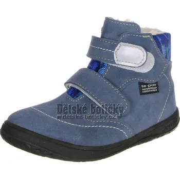 Chlapecká zimní obuv Jonap B5SV modrá maskáč 28