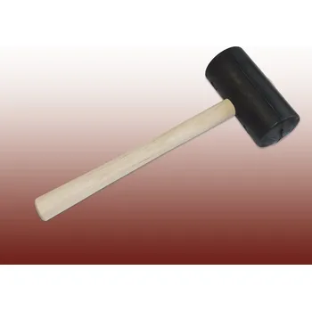 Kladivo Pryžová palička s dřevěnou násadou - střední 08 kg š.134 Ø 64 mm - K7/181C