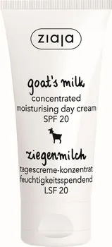 Pleťový krém Ziaja Goat`s Milk Concentrated Moisturising Day Cream denní hydratační krém SPF 20 50 ml